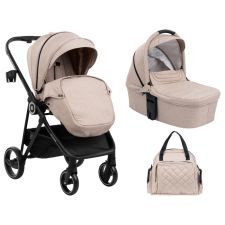 Carrinho de bebé com alcofa 2 em 1 Kikka Boo Gianni Beige