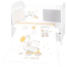 Conjunto jogo de cama 2pçs 60x120cm Kikka Boo Joyful Mice