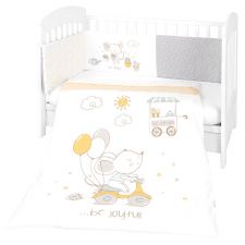 Conjunto jogo de cama 2pçs 70x140cm Kikka Boo Joyful Mice