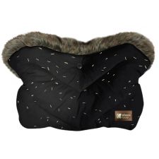 Luvas de inverno Kikka Boo Luxury Fur Confetti Negro