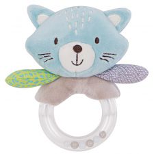 Chocalho de peluche Kikka Boo Kit the Cat