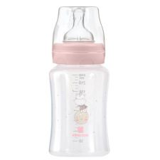 Biberão anti-cólicas 240ml Kikka Boo Hippo Dreams Rosa