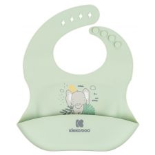 Babete de silicone Kikka Boo Savanna Friends Menta