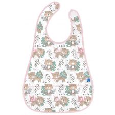 Babete com bolso Kikka Boo Savanna Pattern Rosa