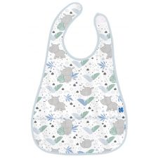 Babete com bolso Kikka Boo Savanna Pattern Azul