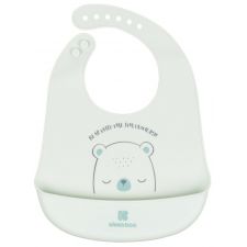 Babete de silicone Kikka Boo Bear With Me Menta