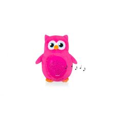 Projetor Lâmpada Coruja Pink Baninni
