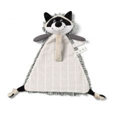 Brinquedo com porta-chupeta Baby Ono Raccoon Rocky