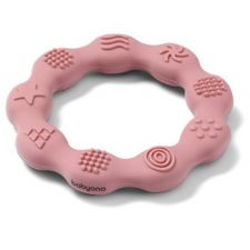 Mordedor de silicone Baby Ono Anel Rosa