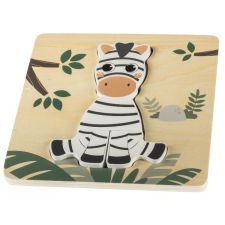 Puzzle de madeira Zopa Zebra