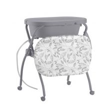 Banheira com muda fraldas Petite&Mars Spa 3 em 1 Grey