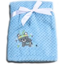 Cobertor de bebé Cangaroo Freya blue